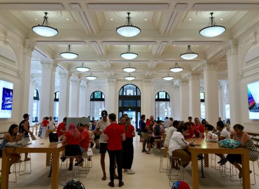 Apple Store interior
