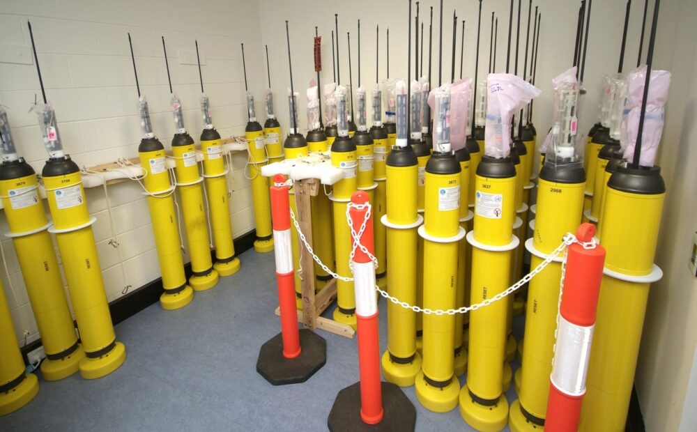 Argo ocean floats used to monitor Atlantic Ocean currents